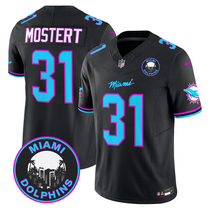 Dolphins Miami Vice Vapor Limited Jersey V3 - All Stitched