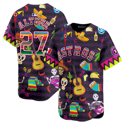 Astros Mexico Cinco De Mayo Vapor Premier Limited Jersey - Printed