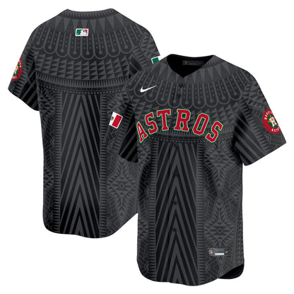 Astros Mexico Aztec Pattern Vapor Premier Limited Jersey - Printed