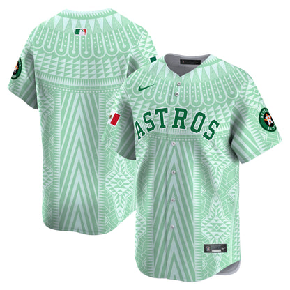 Astros Mexico Aztec Pattern Vapor Premier Limited Jersey - Printed