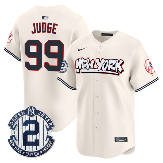 New York Yankees Graffiti Vapor Premier Limited Jersey V2 - All Stitched