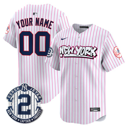 New York Yankees Graffiti Vapor Premier Limited Custom Jersey V2 - All Stitched