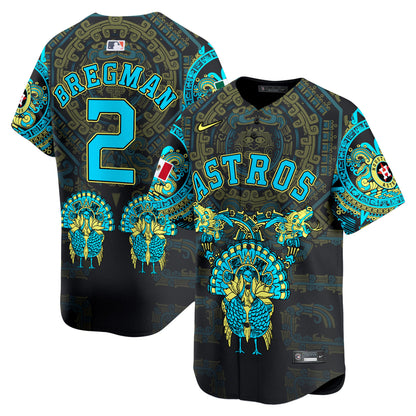 Astros Mexico Aztec Vapor Premier Limited Jersey - Printed