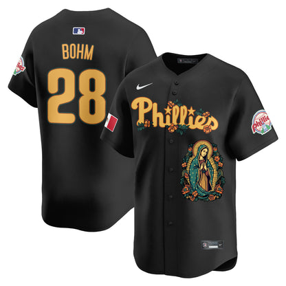 Phillies Mexico Guadalupe Vapor Premier Limited Jersey - Printed