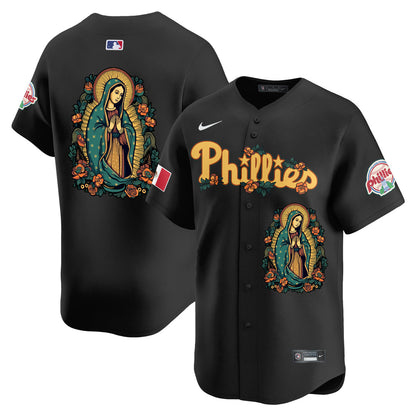 Phillies Mexico Guadalupe Vapor Premier Limited Jersey - Printed