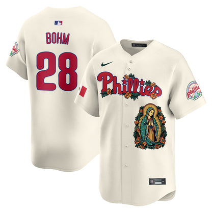 Phillies Mexico Guadalupe Vapor Premier Limited Jersey - Printed