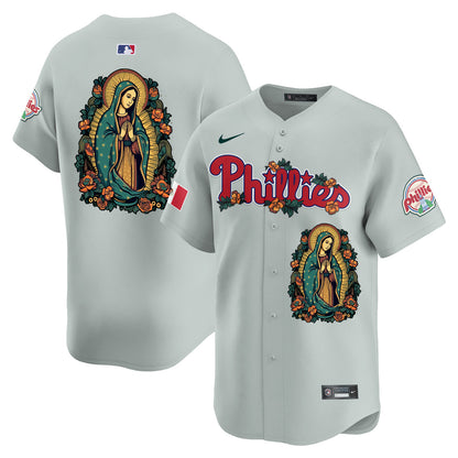 Phillies Mexico Guadalupe Vapor Premier Limited Jersey - Printed