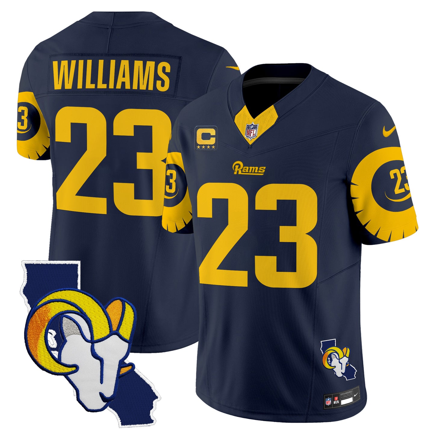 Rams Special Vapor Limited Jersey V2 - All Stitched