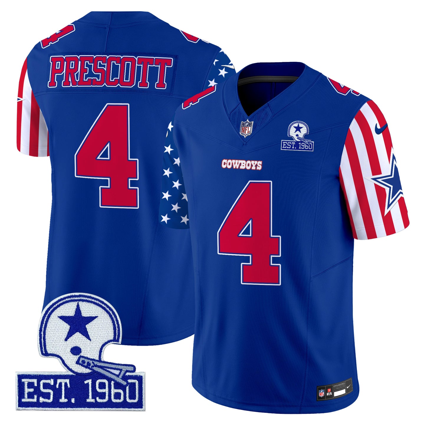 Cowboys American Style Vapor Limited Jersey - All Stitched