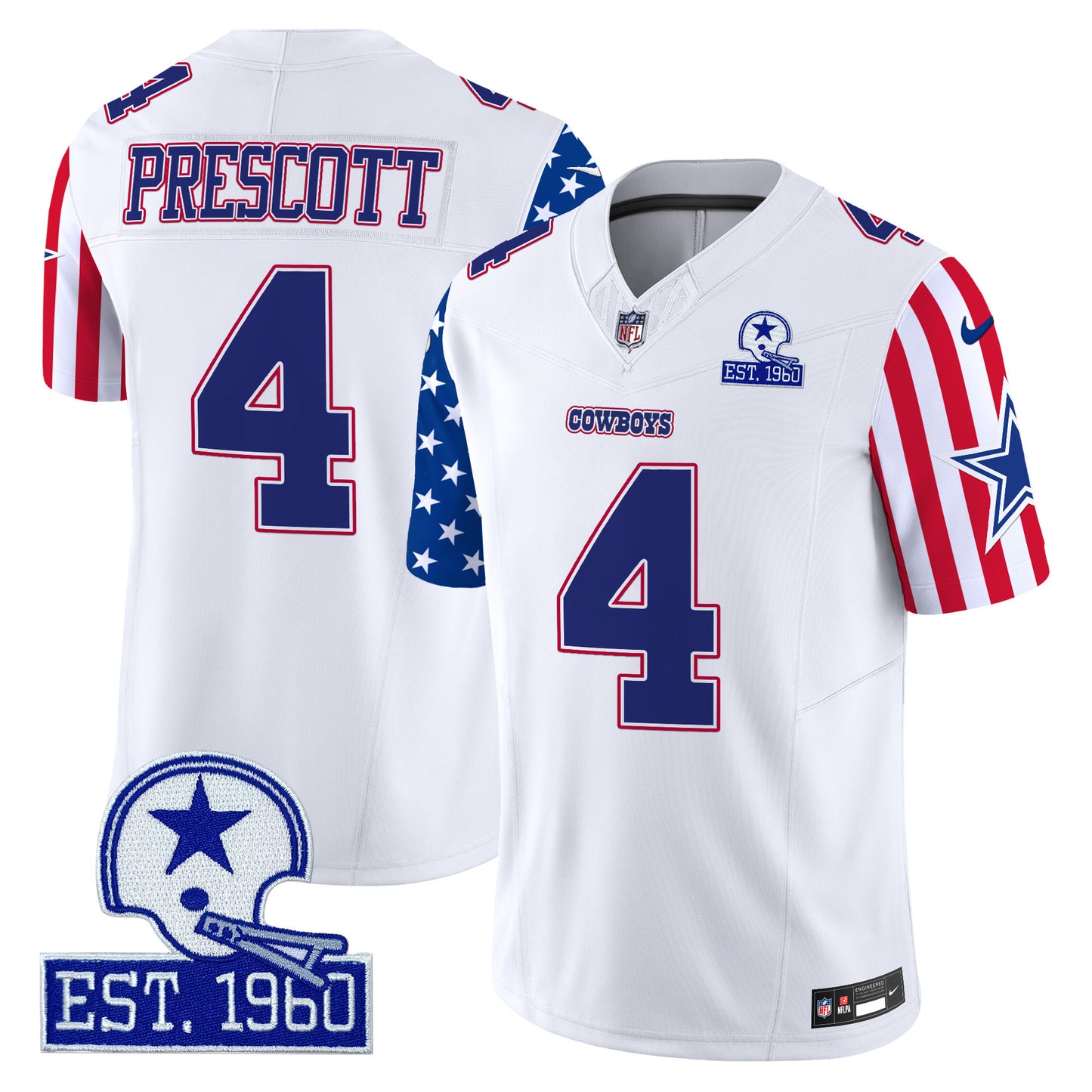 Cowboys American Style Vapor Limited Jersey - All Stitched