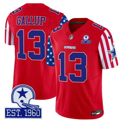 Cowboys American Style Vapor Limited Jersey - All Stitched