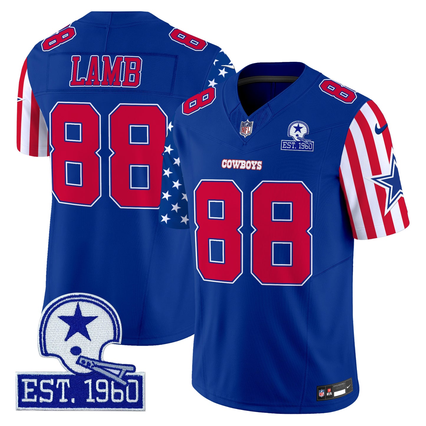 Cowboys American Style Vapor Limited Jersey - All Stitched