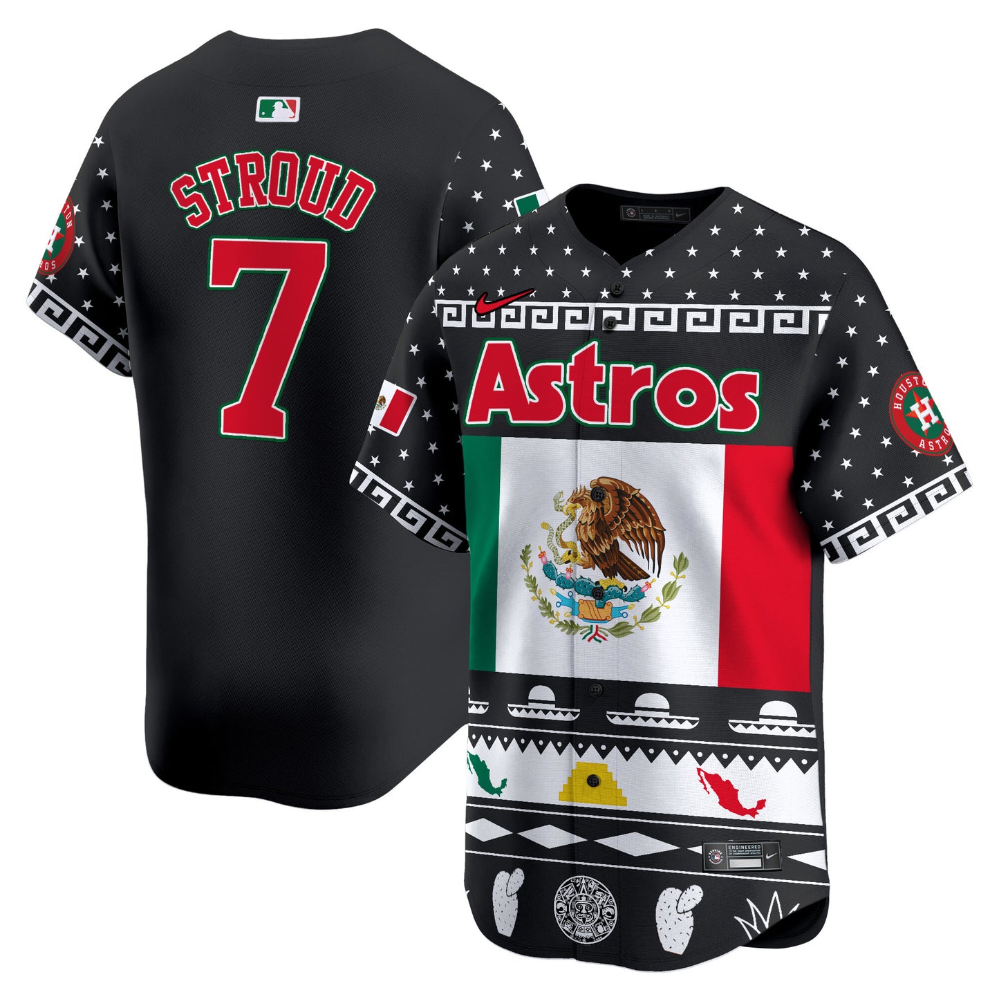 Astros Mexico Aztec Vapor Premier Limited Jersey V2 - Printed