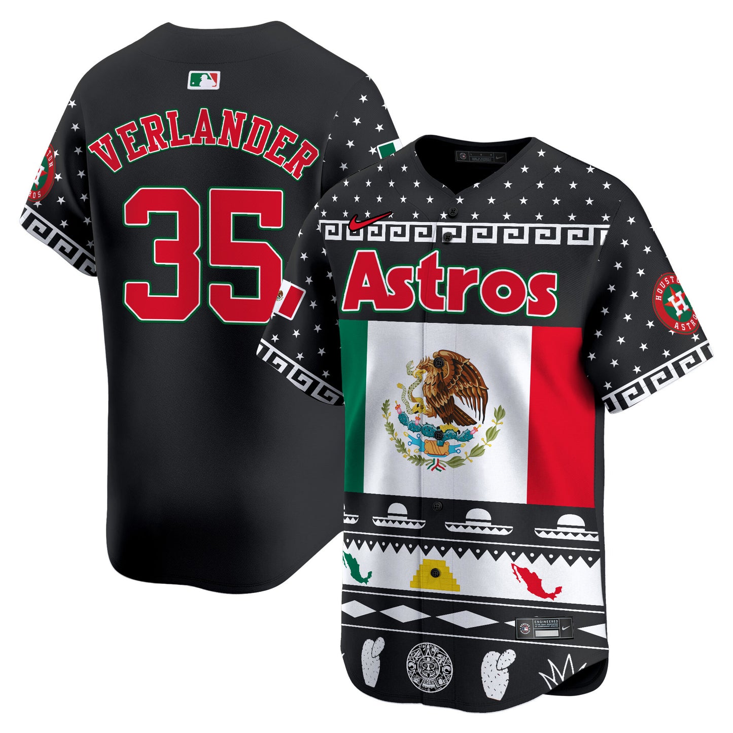 Astros Mexico Aztec Vapor Premier Limited Jersey V2 - Printed