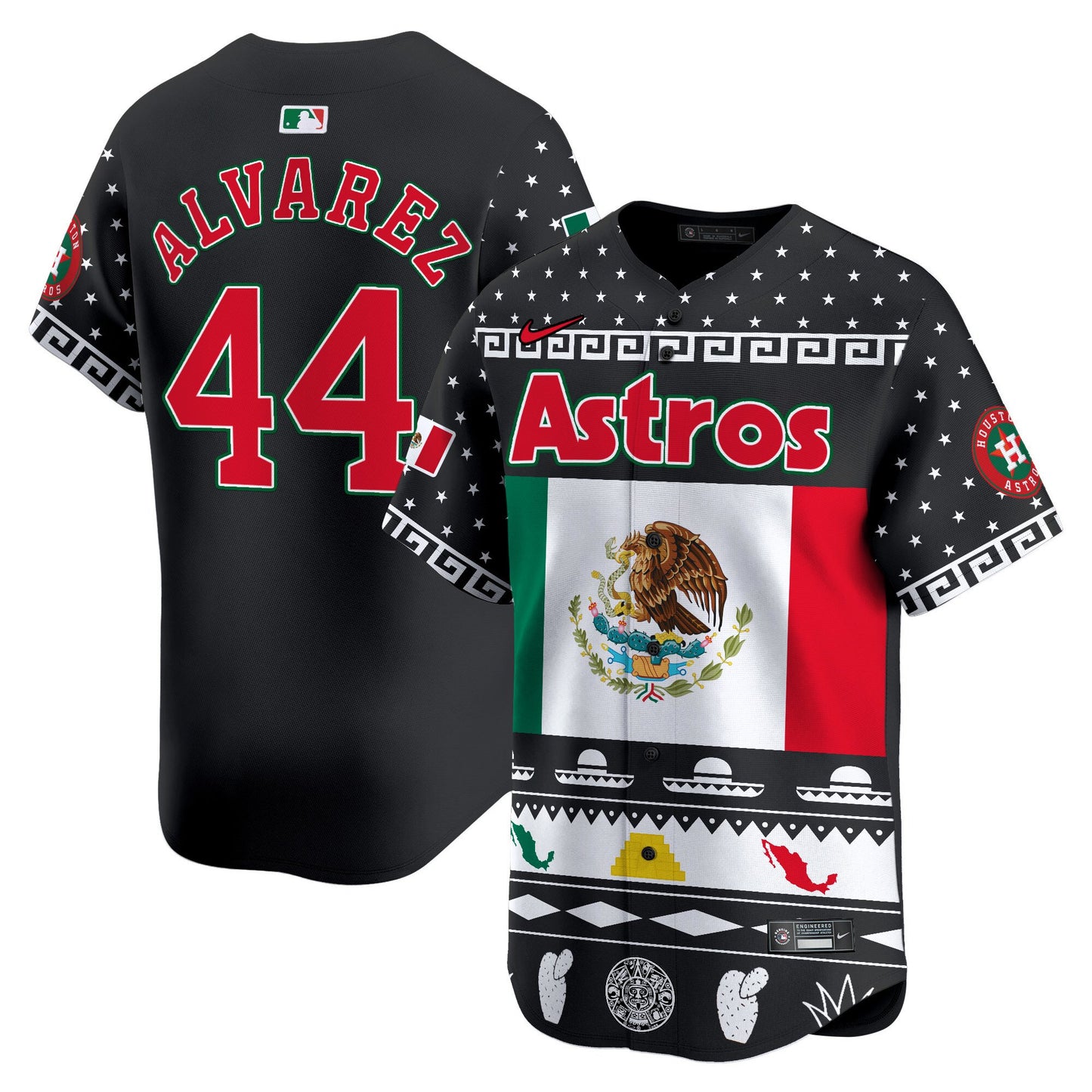 Astros Mexico Aztec Vapor Premier Limited Jersey V2 - Printed