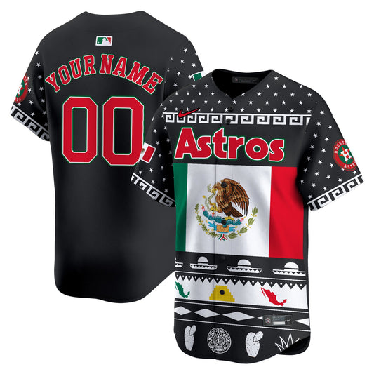 Astros Mexico Aztec Vapor Premier Limited Custom Jersey V2 - Printed