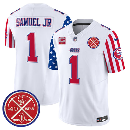 49ers American Style Vapor Limited Jersey - All Stitched