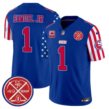 49ers American Style Vapor Limited Jersey - All Stitched