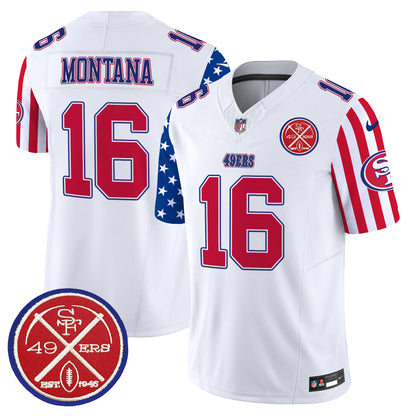 49ers American Style Vapor Limited Jersey - All Stitched