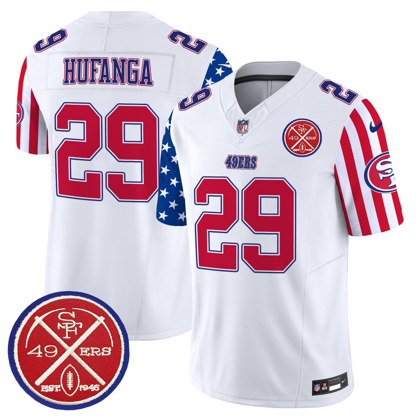 49ers American Style Vapor Limited Jersey - All Stitched