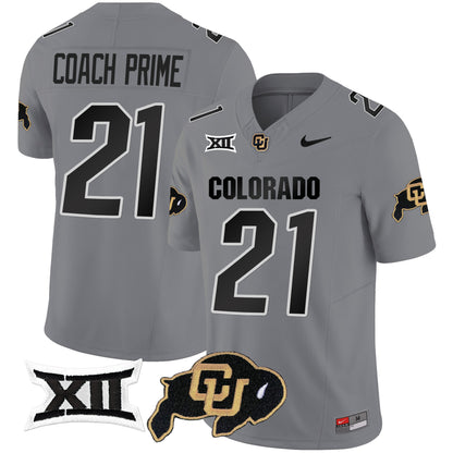 Colorado Buffaloes Vapor Limited Jersey V2 - Big 12 XII Patch - All Stitched