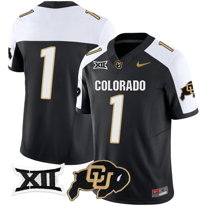 Colorado Buffaloes Vapor Limited Jersey V2 - Big 12 XII Patch - All Stitched