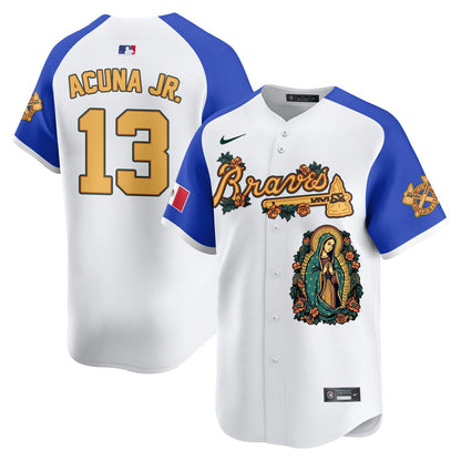 Braves Mexico Guadalupe Vapor Premier Limited Jersey - Printed