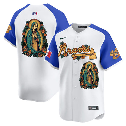 Braves Mexico Guadalupe Vapor Premier Limited Jersey - Printed