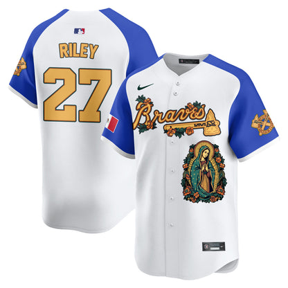 Braves Mexico Guadalupe Vapor Premier Limited Jersey - Printed