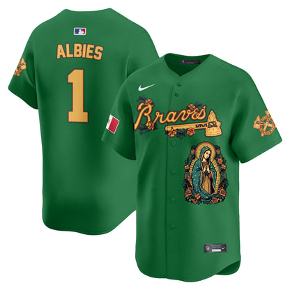 Braves Mexico Guadalupe Vapor Premier Limited Jersey - Printed