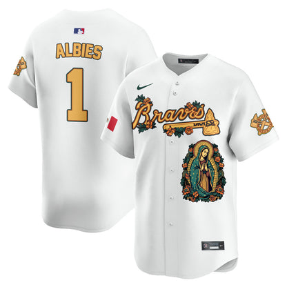 Braves Mexico Guadalupe Vapor Premier Limited Jersey - Printed