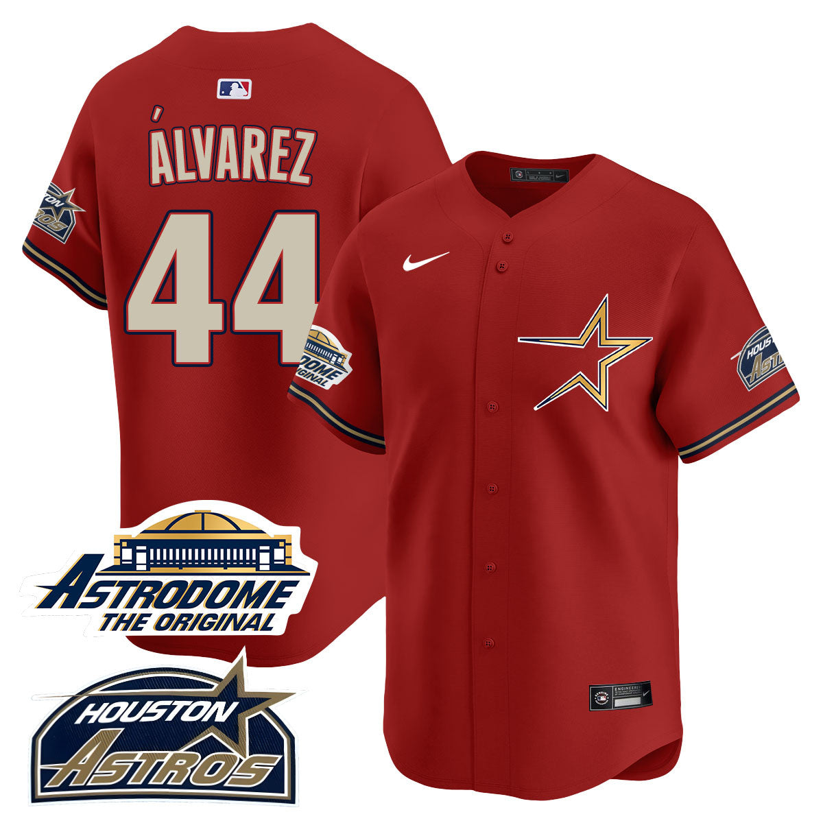 Astros Throwback Jersey - All Stitched - 25 Years Of History