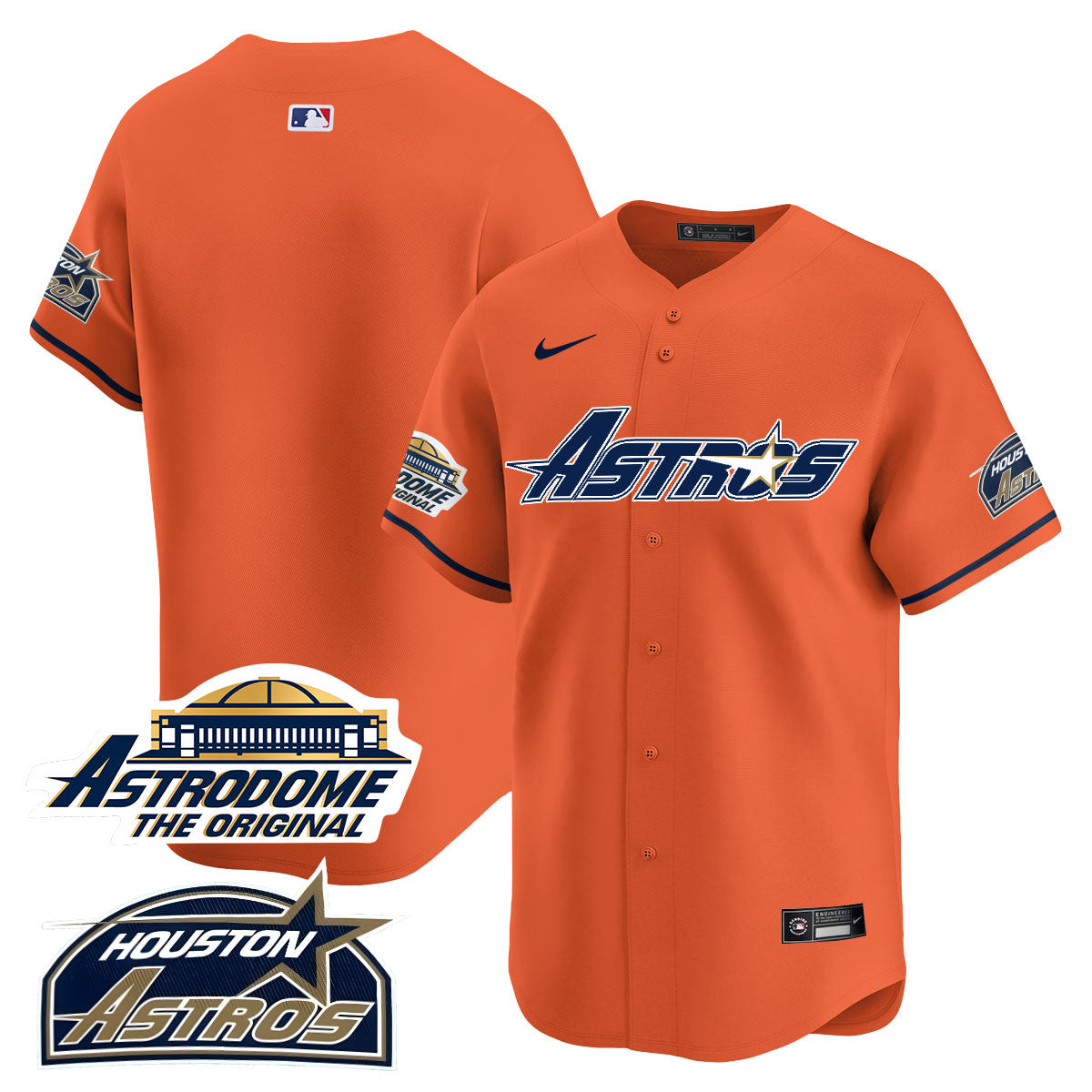 Astros Throwback Jersey N1 - All Stitched - 25 Years Of History