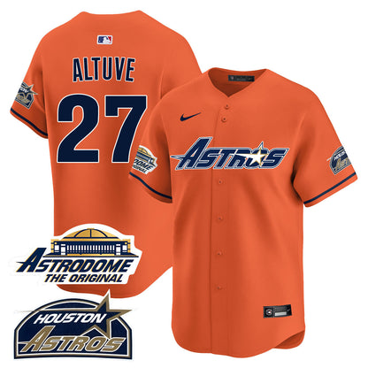 Astros Throwback Jersey N1 - All Stitched - 25 Years Of History