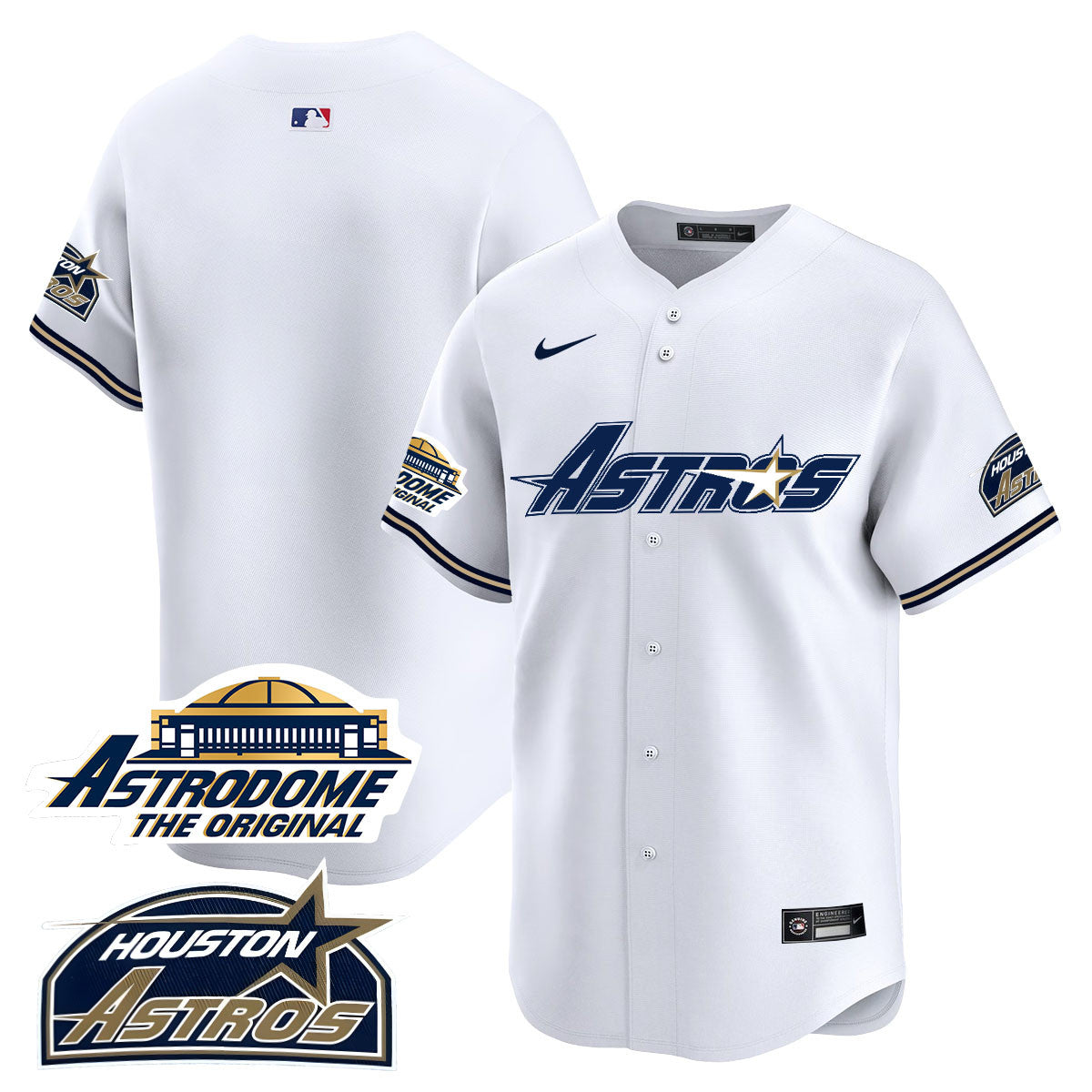 Astros Throwback Jersey N1 - All Stitched - 25 Years Of History