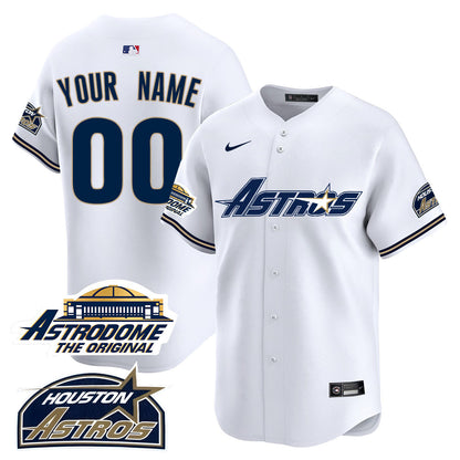 Custom Astros Throwback Jersey N1 - All Stitched - 25 Years Of History