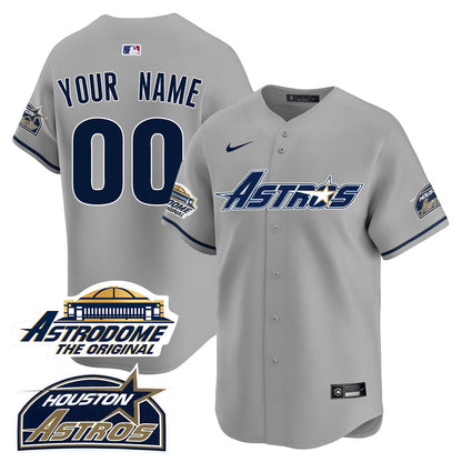 Custom Astros Throwback Jersey N1 - All Stitched - 25 Years Of History