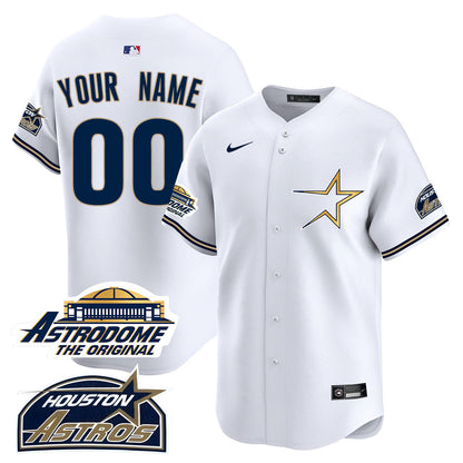 Custom Astros Throwback Jersey - All Stitched - 25 Years Of History