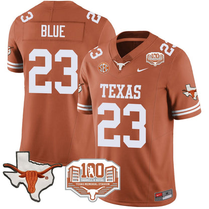 Texas Longhorns 2024 Vapor Jersey - 100 years of Darrell K Royal - All Stitched