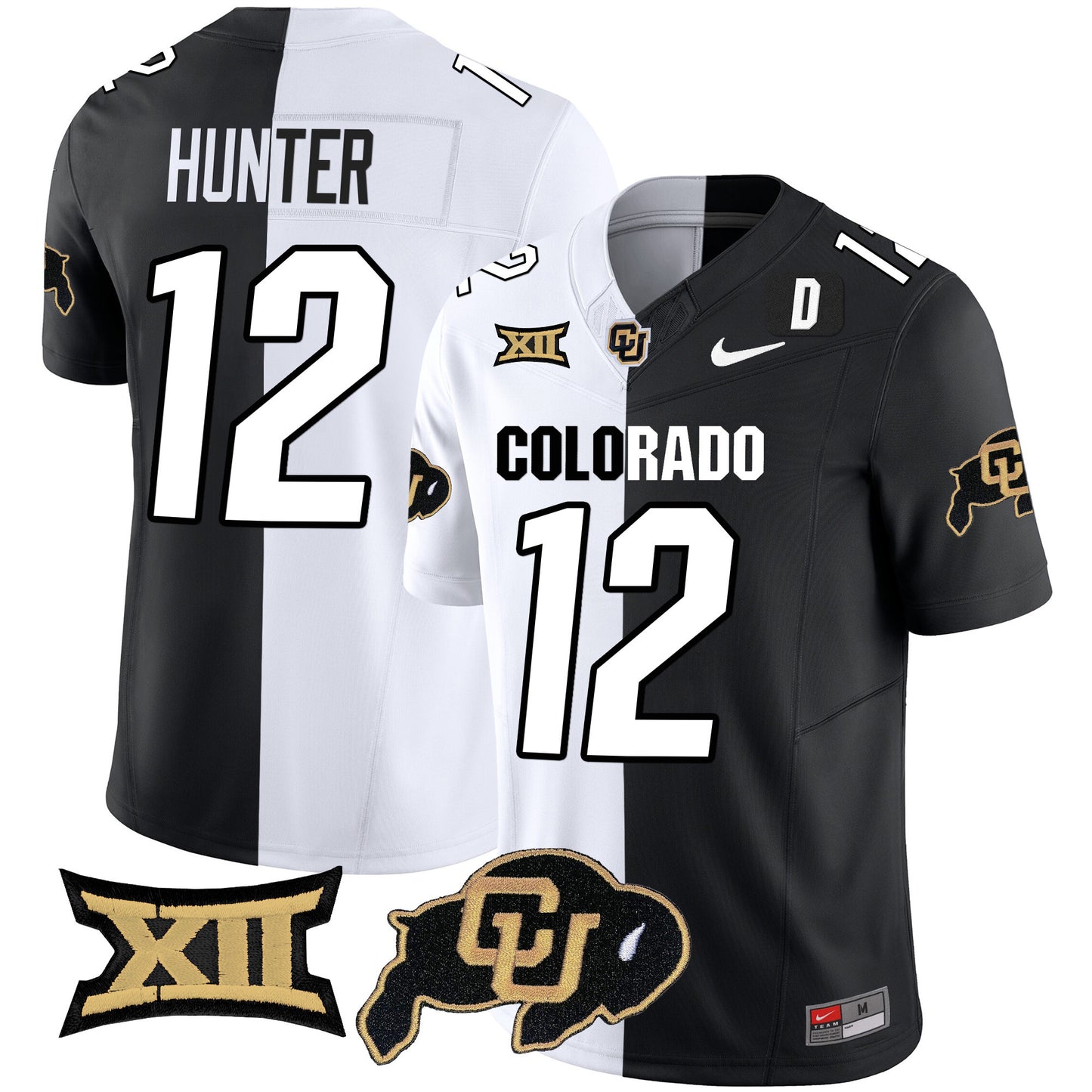 Colorado Buffaloes Vapor Limited Jersey V2 - Big 12 XII Patch - All Stitched