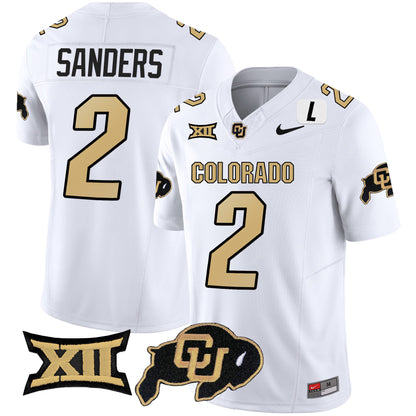 Colorado Buffaloes Vapor Limited Jersey V2 - Big 12 XII Patch - All Stitched