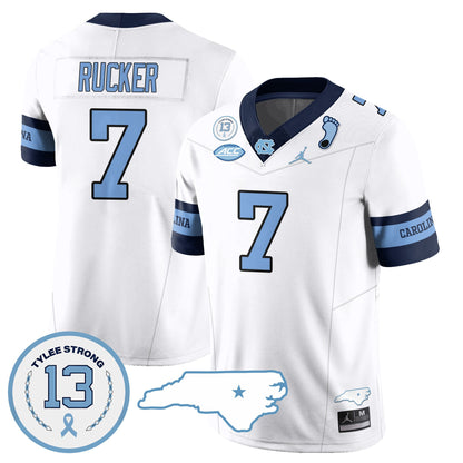 North Carolina Tar Heels Football 2024 Vapor Jersey - All Stitched