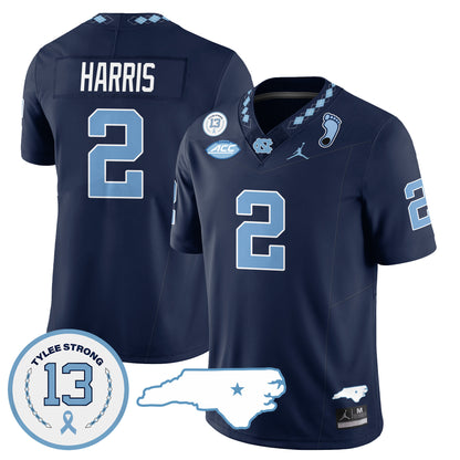 North Carolina Tar Heels Football 2024 Vapor Jersey - All Stitched