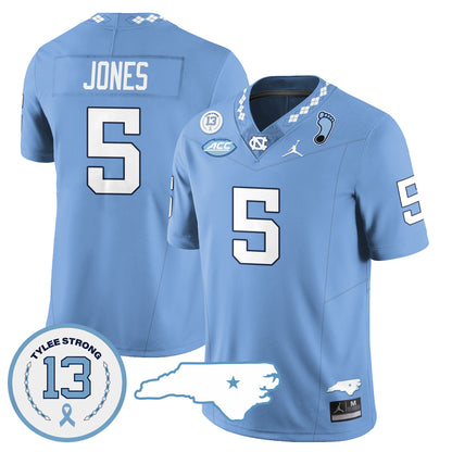 North Carolina Tar Heels Football 2024 Vapor Jersey - All Stitched