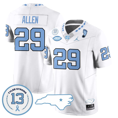 North Carolina Tar Heels Football 2024 Vapor Jersey - All Stitched