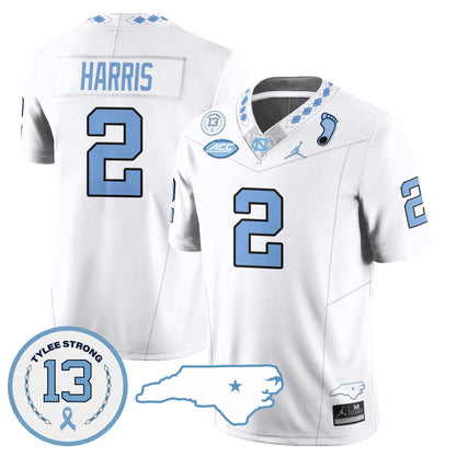 North Carolina Tar Heels Football 2024 Vapor Jersey - All Stitched