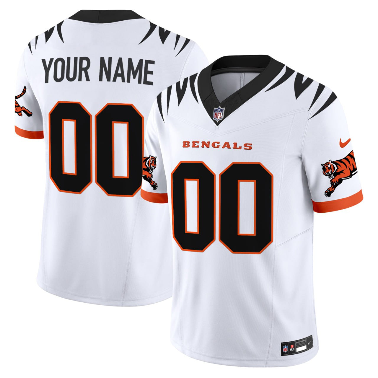 Cincinnati Bengals Custom Jersey - All Stitched