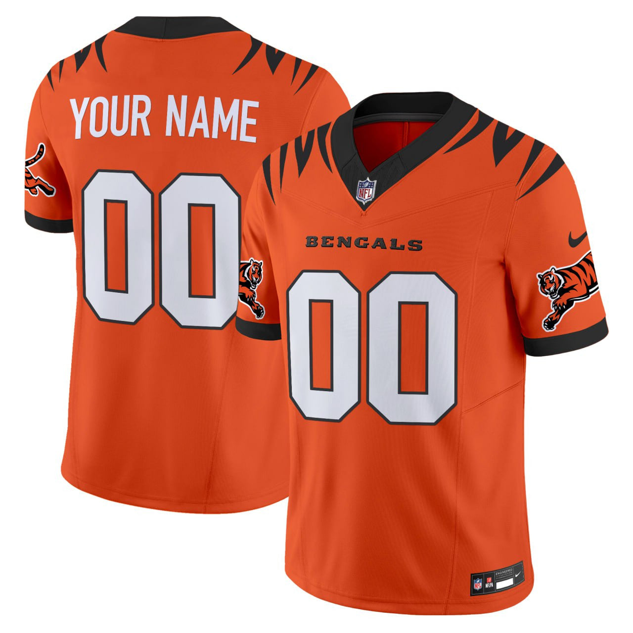 Cincinnati Bengals Custom Jersey - All Stitched