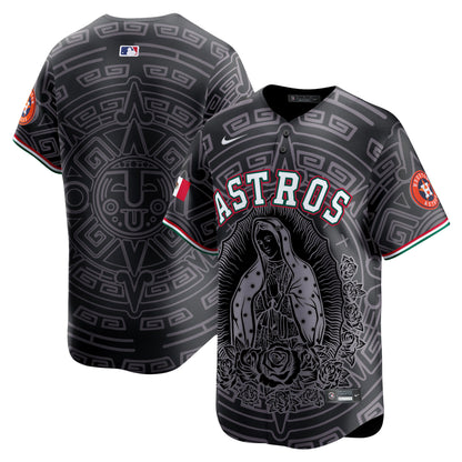 Astros Mexico Guadalupe Vapor Premier Limited Jersey - Printed