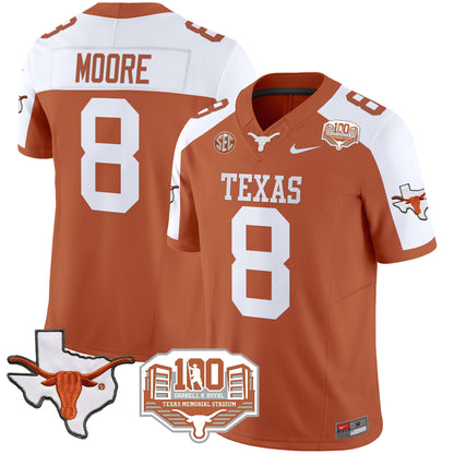 Texas Longhorns 2024 Vapor Limited Jersey - 100 years of Darrell K Royal - All Stitched